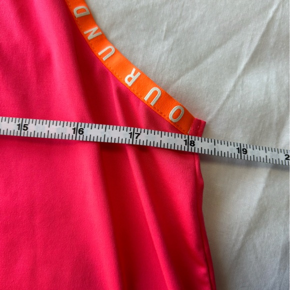 Under Armour Women’s Racerback Athletic Tank Top Pink Orange Size L - Picture 3 of 9